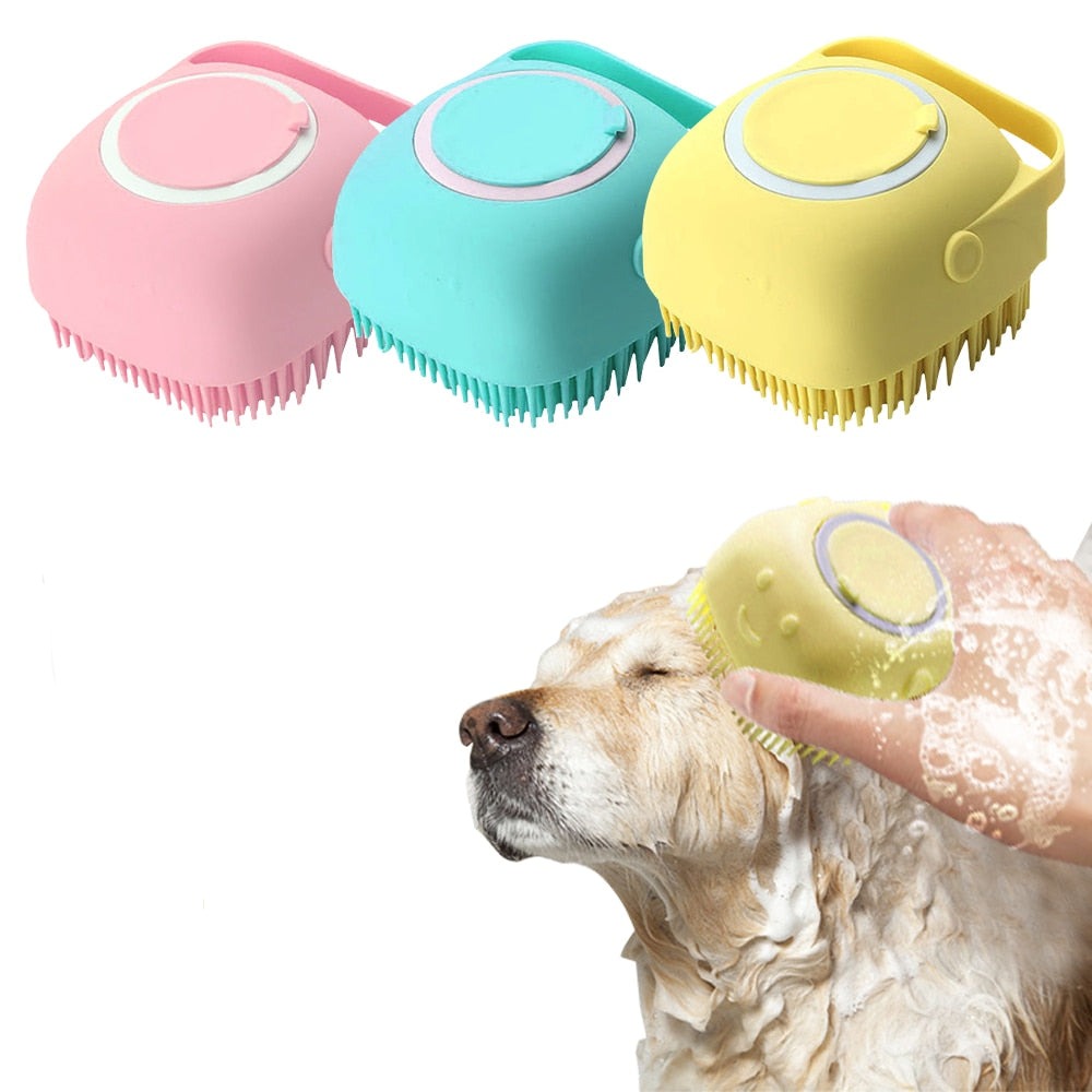 brosse de bain pour chiens